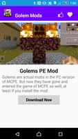 Golem Mod For MCPE' স্ক্রিনশট 2