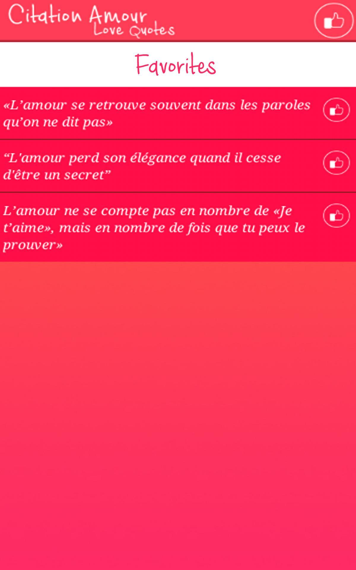Meilleurs Citation Amour Pour Android Telechargez L Apk