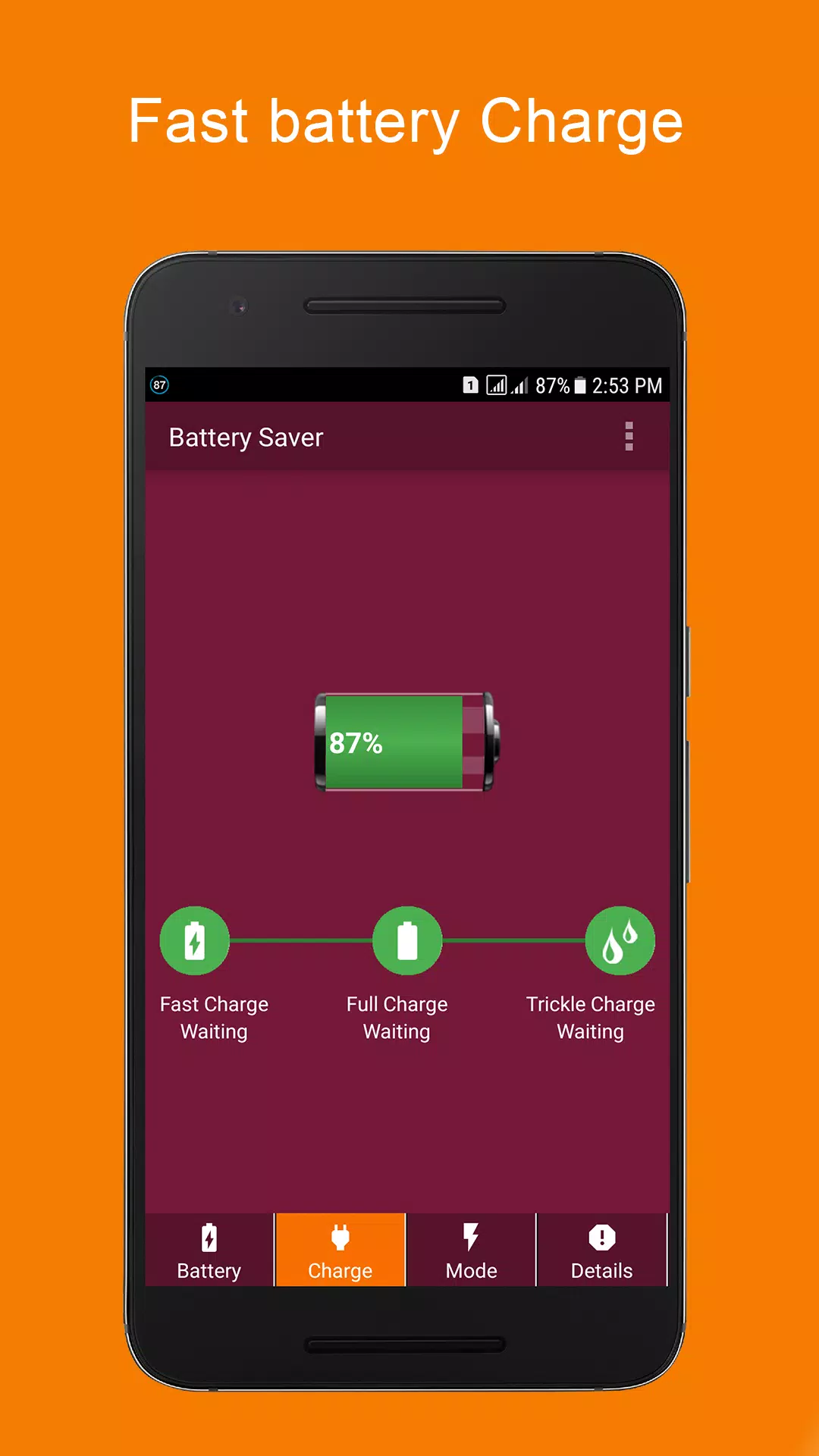 Battery Saver- 100% Fast Charging & Optimizing APK pour Android Télécharger