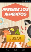 Aprende los alimentos โปสเตอร์