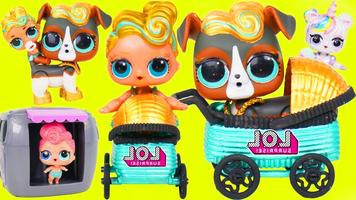 برنامه‌نما Pet Surprise Dolls Unbox Egg:Lol Glam Glitter Game عکس از صفحه