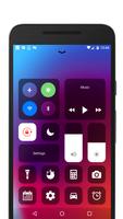 Control Center iOS 11 - powiadomienia z iPhone X plakat