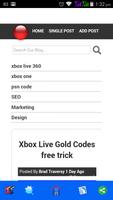 برنامه‌نما xbl live code portal عکس از صفحه