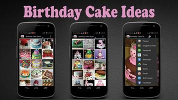 Birthday Cake Design Ideas Affiche