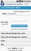 London Travel Updates Live capture d'écran 1