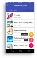 برنامه‌نما Anime Music Radio عکس از صفحه