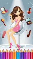 Pretty Girl Fashion Colorbook پوسٹر