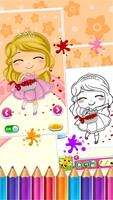 2 Schermata Sweet Little Girl ColoringBook