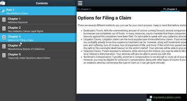 Mesothelioma Claims capture d'écran 1