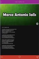 Top Marco Antonio Solís Letras تصوير الشاشة 1