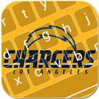 Los Angeles Chargers Keyboard Theme icono