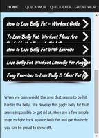 Lose Belly Fat Fast Workout captura de pantalla 1