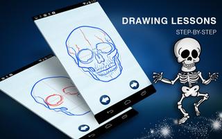 How to Draw Creepy Skeletons and Skulls скриншот 2