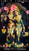 Radha Krishna Live HD 3D Wallp poster