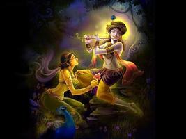 Lord Krishna Live Wallpaper HD captura de pantalla 1