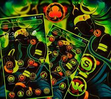 Lord Shiv Mysterious Green Colorful Theme Screenshot 1