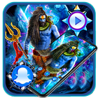 Blaues Lord Shiv Ji Thema Zeichen