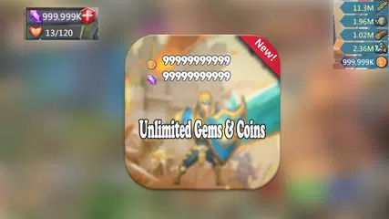 Cheats: Lords Mobile Unlimited Gems & Coins Prank APK download
