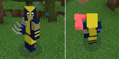 New Super Hero mod MineCraft poster
