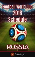 Schedules for Football cup poster