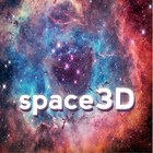 3D Space Live Wallpaper Free icône