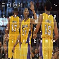 Keyboard For Los Angeles Lakers capture d'écran 1