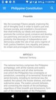 Philippine Constitution poster