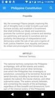 Philippine Constitution Affiche