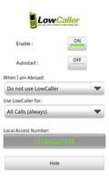 LowCaller Appels International Affiche