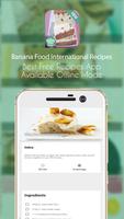 Banana Food International Recipes capture d'écran 1