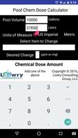 Pool Chem Dose Calculator Ekran Görüntüsü 1