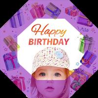 Birthday Photo Frame Editing Affiche