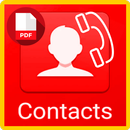 Phone Contacts PDF Export aplikacja