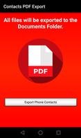 Phone Contacts PDF Export 스크린샷 1