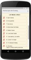 Horóscopos de Durango Letras Música capture d'écran 1