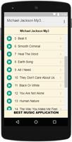 1 Schermata Michael Jackson Mp3 Music