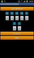 Lottery Random Numbers capture d'écran 1