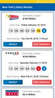 New York Lottery Results Affiche
