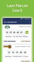 North Carolina Lottery Results captura de pantalla 1