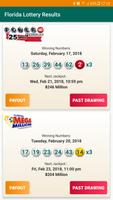 Florida Lottery Results Affiche