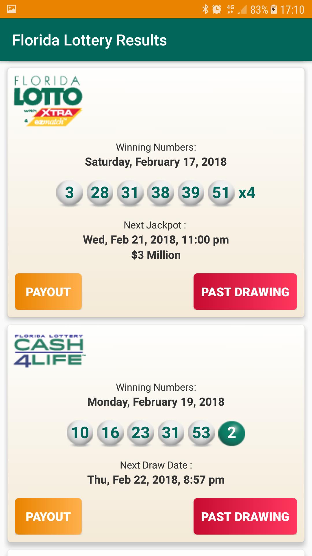 Florida Lotto Results Florida Lotto Results