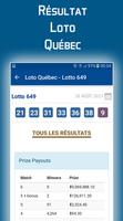 Résultat Loto Québec capture d'écran 3