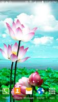 برنامه‌نما Lotus live wallpaper عکس از صفحه