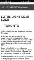 Lotus Light Lomi Lomi capture d'écran 1