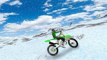 Motocross Racing: stunt winter captura de pantalla 1