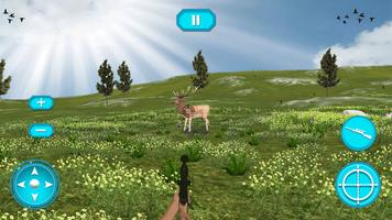 Real Deer hunting 3D game Plakat