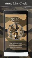 Army Clock Live Wallpaper capture d'écran 2