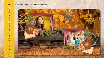 Autumn dual photo frame screenshot 2
