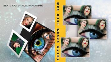 Eye Dual Photo Frame poster