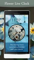Flower Clock Live Wallpaper تصوير الشاشة 2